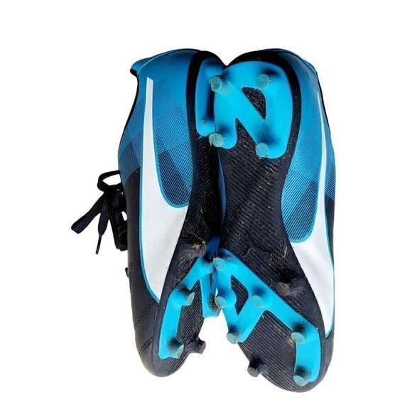 PUMA soccer blue-Black trainers cleats. size 7 - Picture 2 of 6